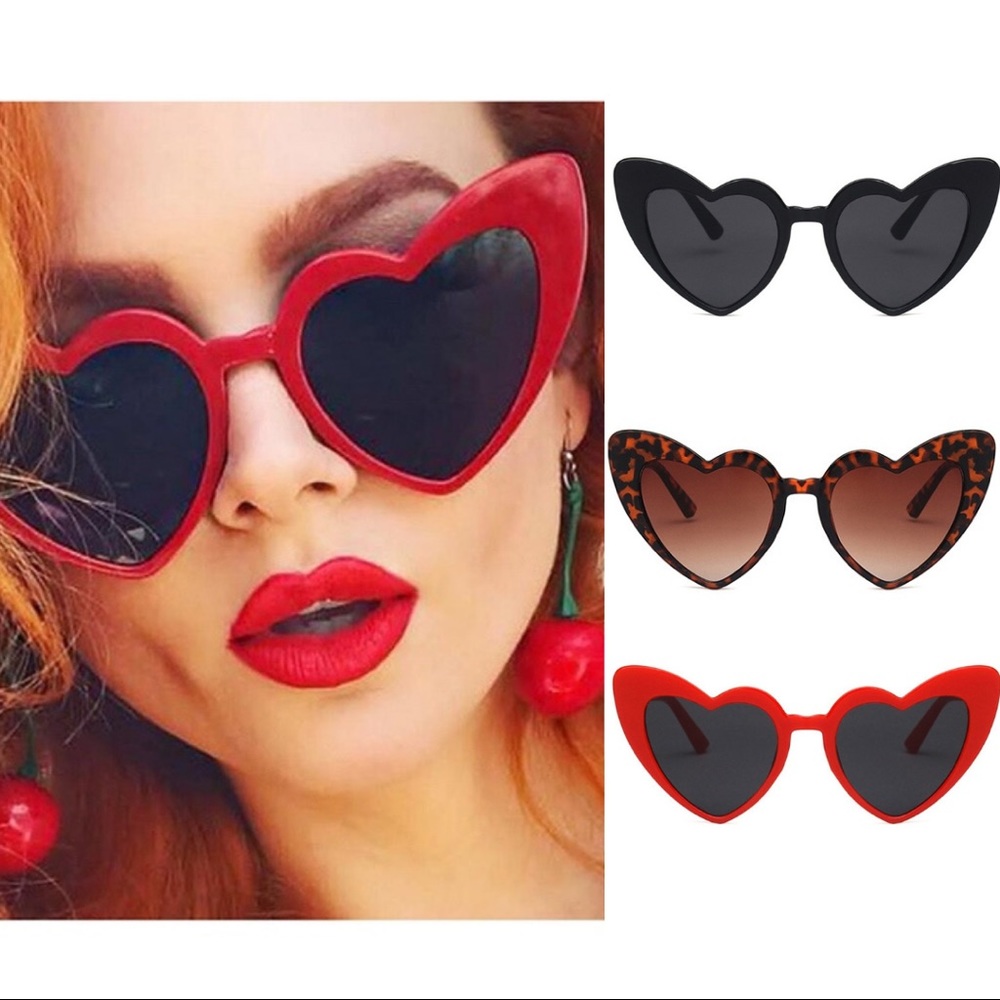 Love Heart Shaped Sunglasses